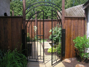 Gate with Arbour
