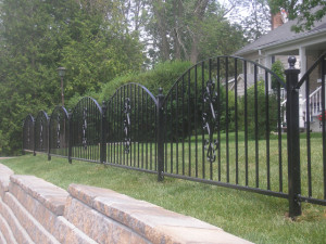 Scalop Fence with Scroles