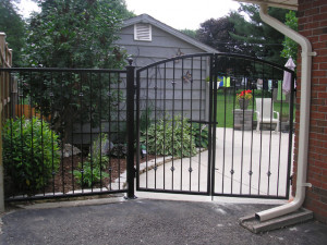 Fence with Driveway Gate