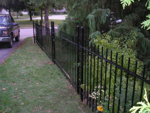 Fence with Laser Cut Components