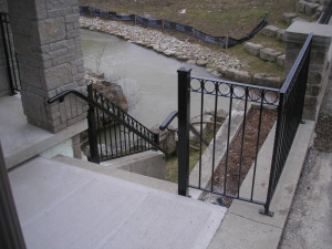 double top bar railing