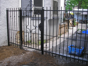 Fence with Custom Gate