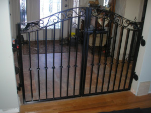 Interior double gate